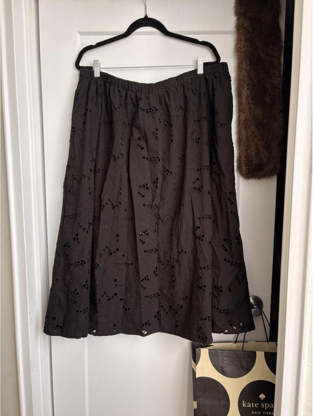 BLACK H&M MAXI SKIRT